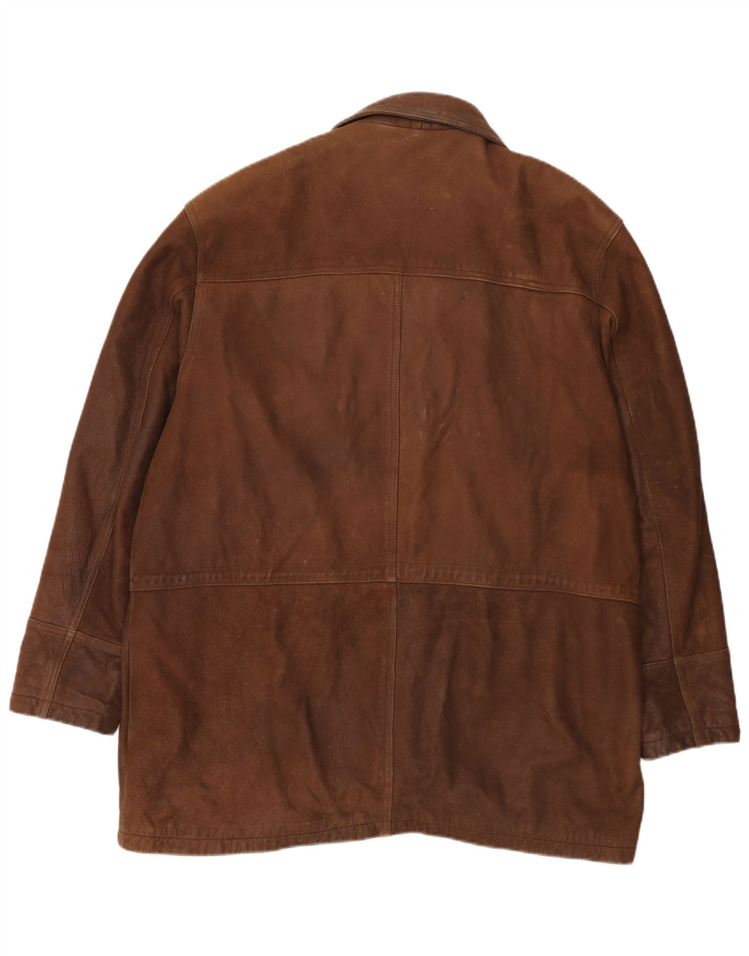 Wilsons Abrigo de cuero para hombre UK 40 Large Brown