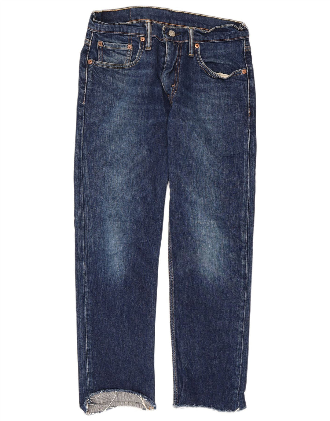 Levi's Mujer 502 Tapered Jeans W29 L30 Algodón Azul