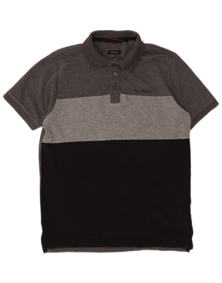 Pierre Cardin Polo De Corte Regular Para Hombre Poliéster Color Block Gris Pequeño