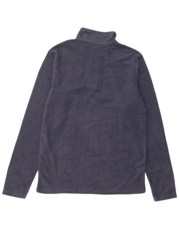 Jersey de forro polar con cuello y cremallera para hombre de Mountain Warehouse XS Poliéster azul marino