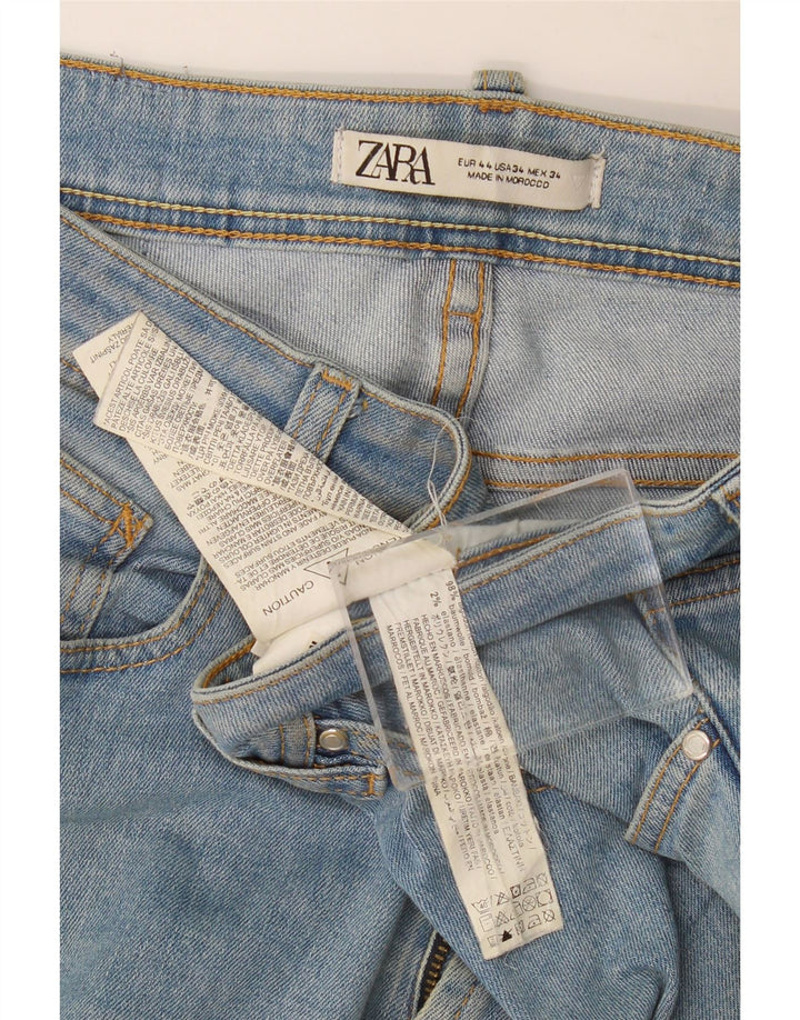 Zara Mens Slim Jeans EU 44 Grande W34 L30 Algodón Azul
