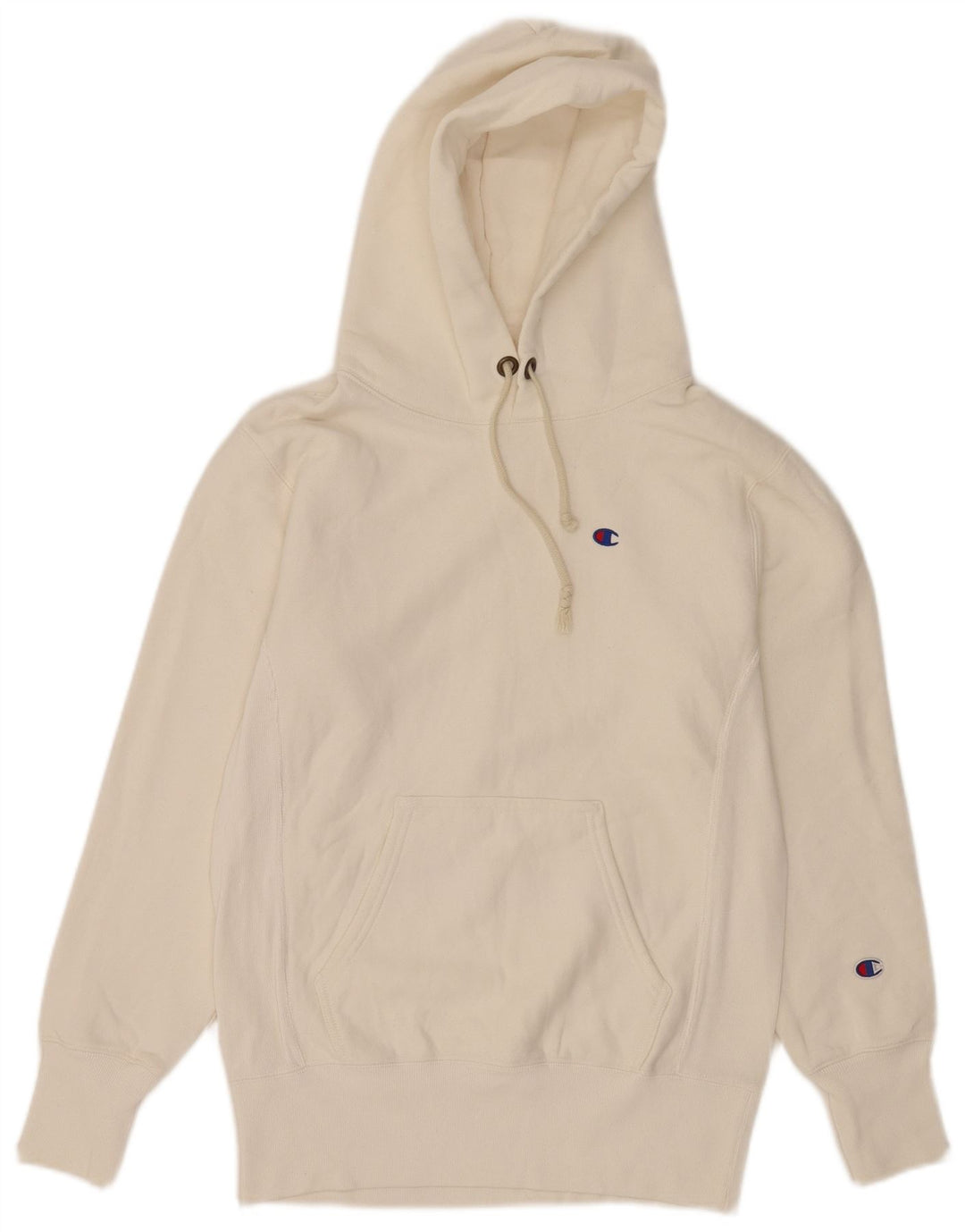 Champion Sudadera Con Capucha De Tejido Inverso Para Hombre Jersey Pequeño De Algodón Blanco