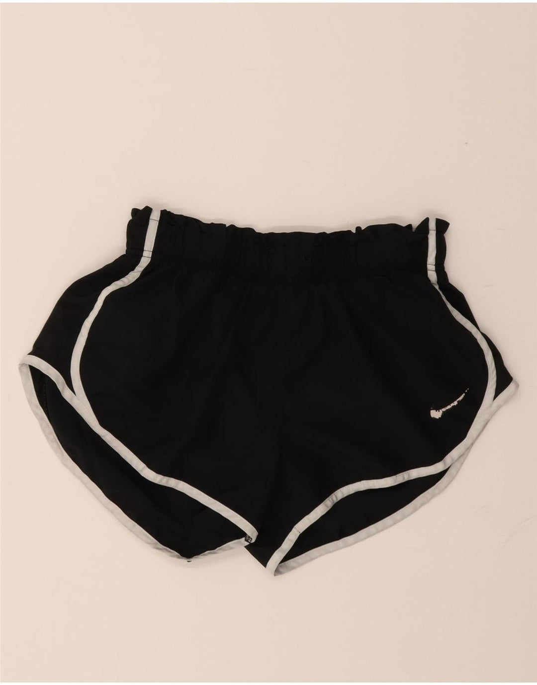 Nike - Pantalones cortos deportivos Dri Fit para mujer, talla 40, talla M, poliéster negro