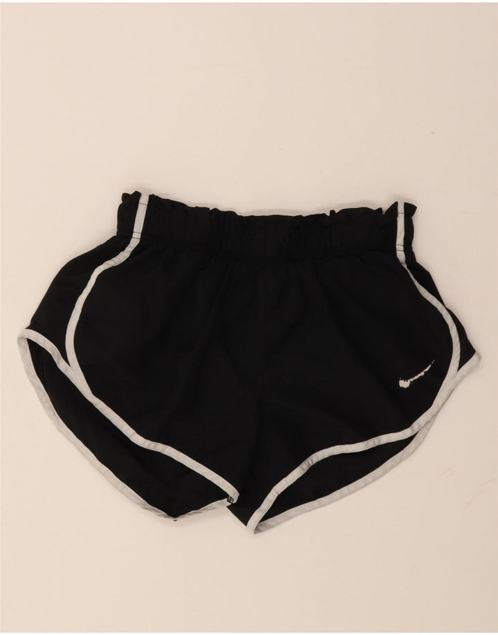 Nike - Pantalones cortos deportivos Dri Fit para mujer, talla 40, talla M, poliéster negro