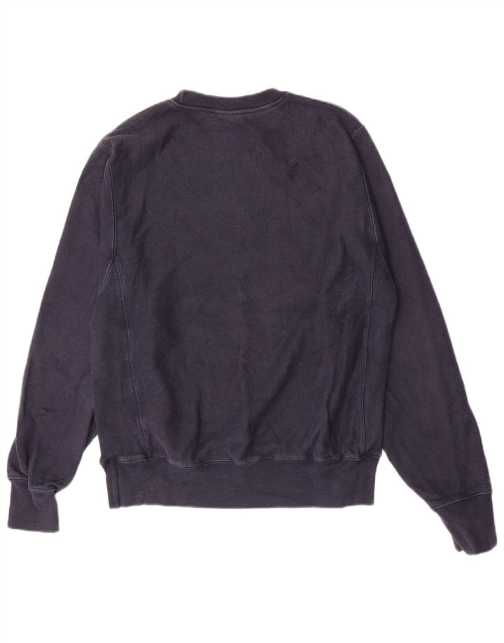 Champion Sudadera Con Gráfico De Tejido Inverso Para Hombre Jersey Pequeño Azul Marino