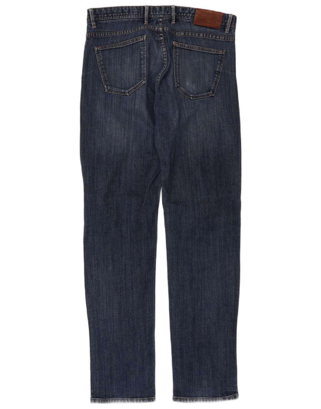 Massimo Dutti Vaqueros Slim Hombre EU 42 Large W32 L32 Azul