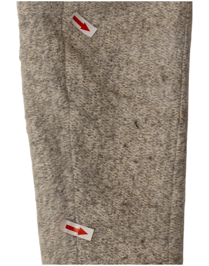 Zara Mujer Abrigo UK 44 Grande Poliéster Gris