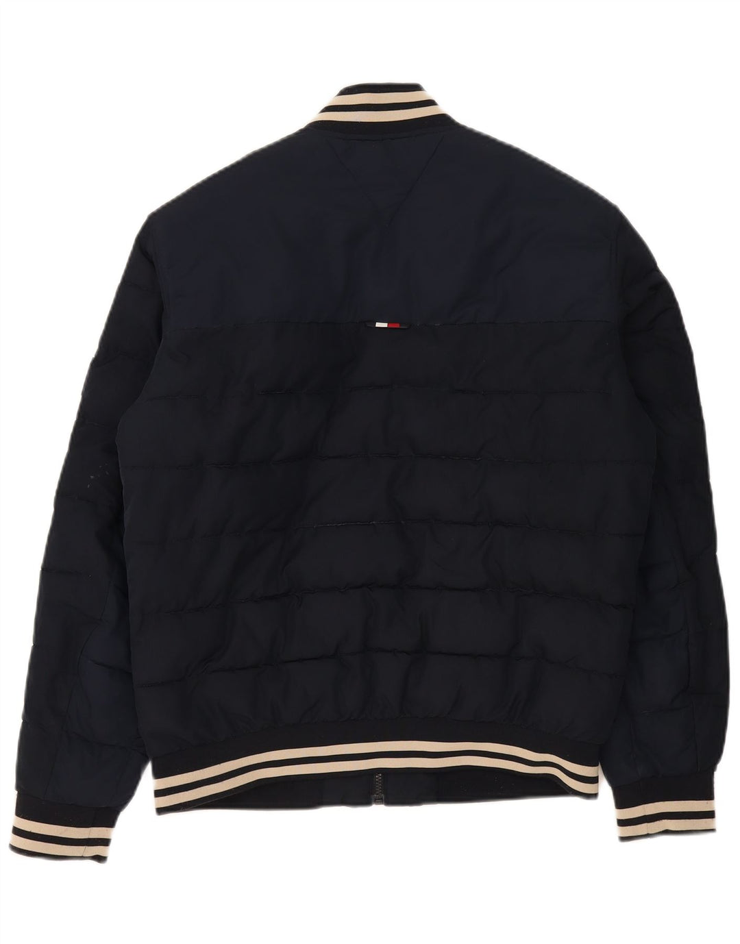Tommy Hilfiger Chaqueta acolchada para hombre UK 38 Mediana Azul marino Poliéster