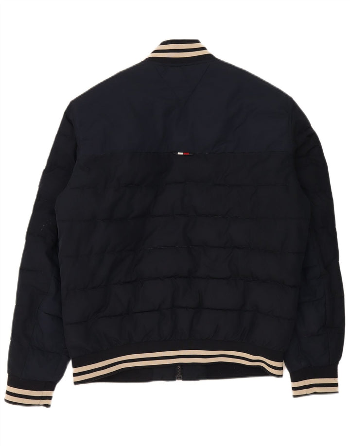 Tommy Hilfiger Chaqueta acolchada para hombre UK 38 Mediana Azul marino Poliéster