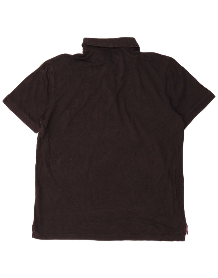 IZOD Polo Slim Fit Hombre XL Algodón Negro