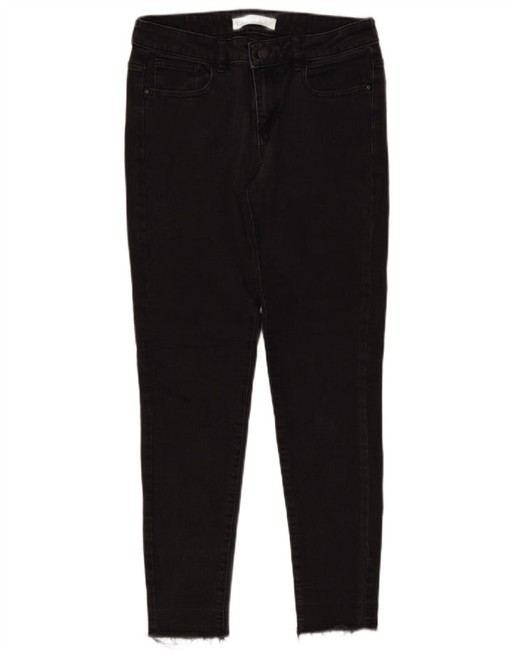 ZARA Vaqueros pitillo para mujer EU 38 Small W28 L26 Algodón negro