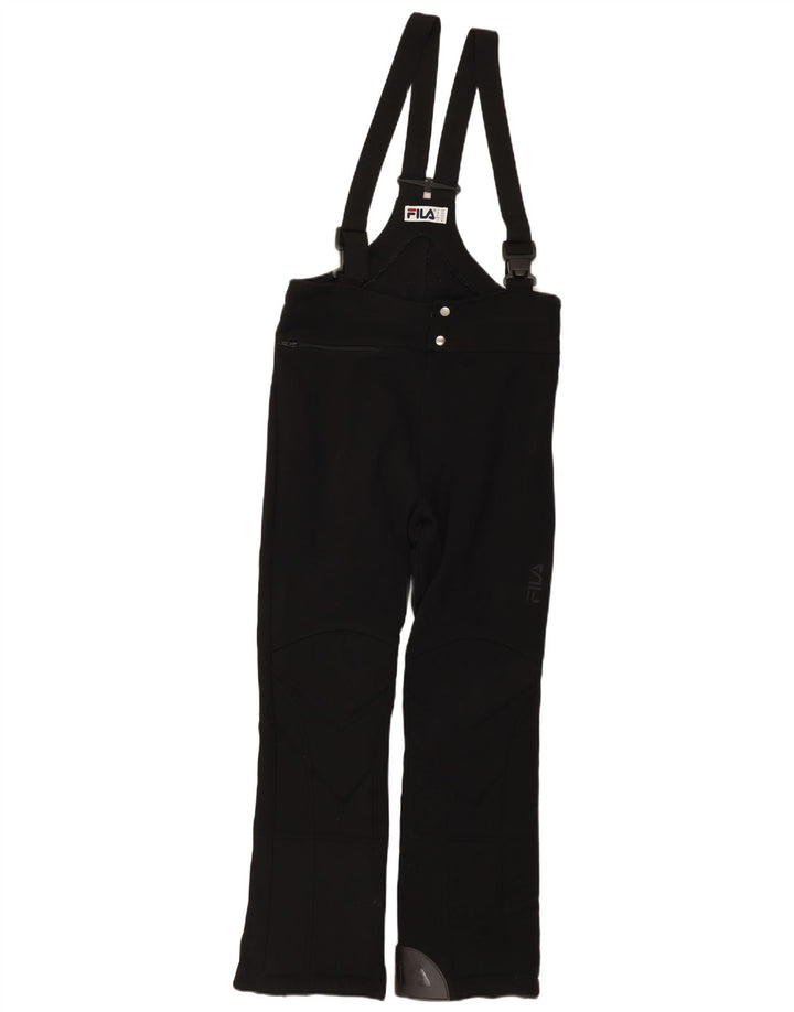 Fila Mujer Graphic Dungarees Pantalones De Esquí IT 46 Grande Poliamida Negra