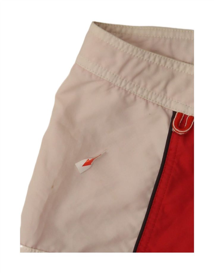 Sundek Bañador con estampado gráfico para hombre, talla grande, color rojo