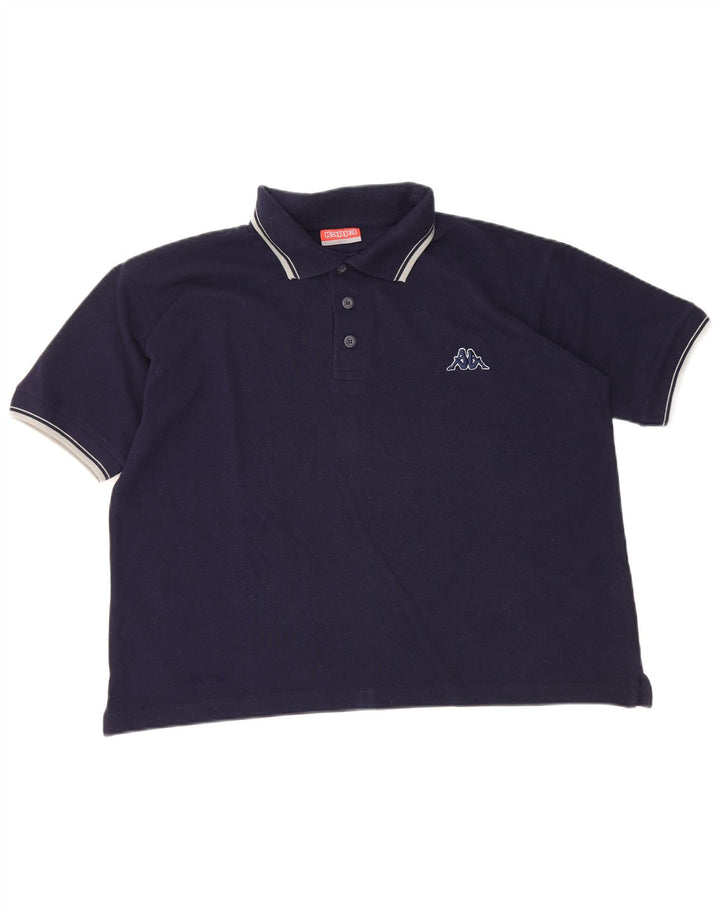 Kappa Polo Hombre Small Azul Marino Algodón