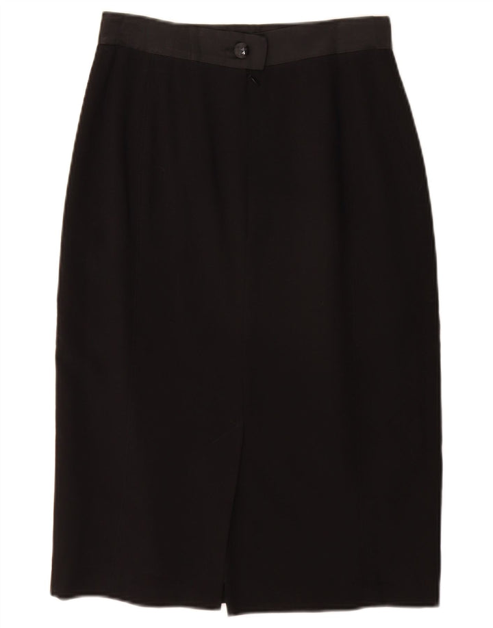 Falda lápiz para mujer Laurel EU 36 Small W26 Lana nueva negra