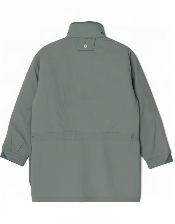 Scherer Abrigo acolchado extragrande para mujer UK 12 Poliéster verde medio