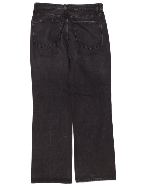 Zara Mens Bootcut Jeans EU 42 Grande W32 L33 Negro