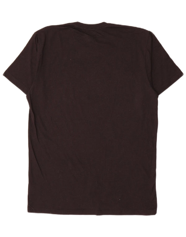 Hard Rock Cafe Mens Tenerife Graphic Camiseta Top Medio Algodón Negro