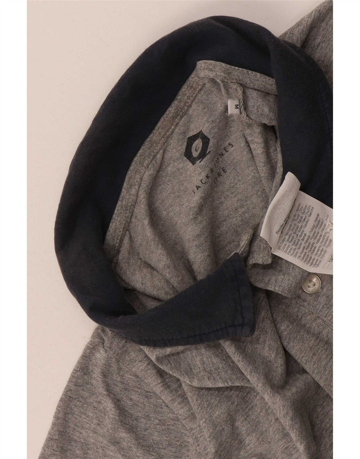 Polo Jack & Jones Hombre De Algodón Color Block Gris Medio