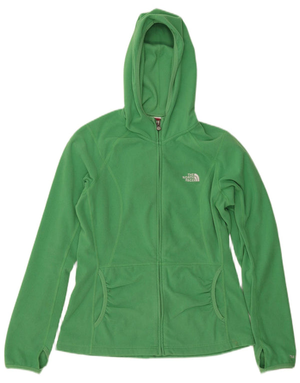 The North Face Chaqueta polar con capucha para mujer UK 40 Poliéster verde medio