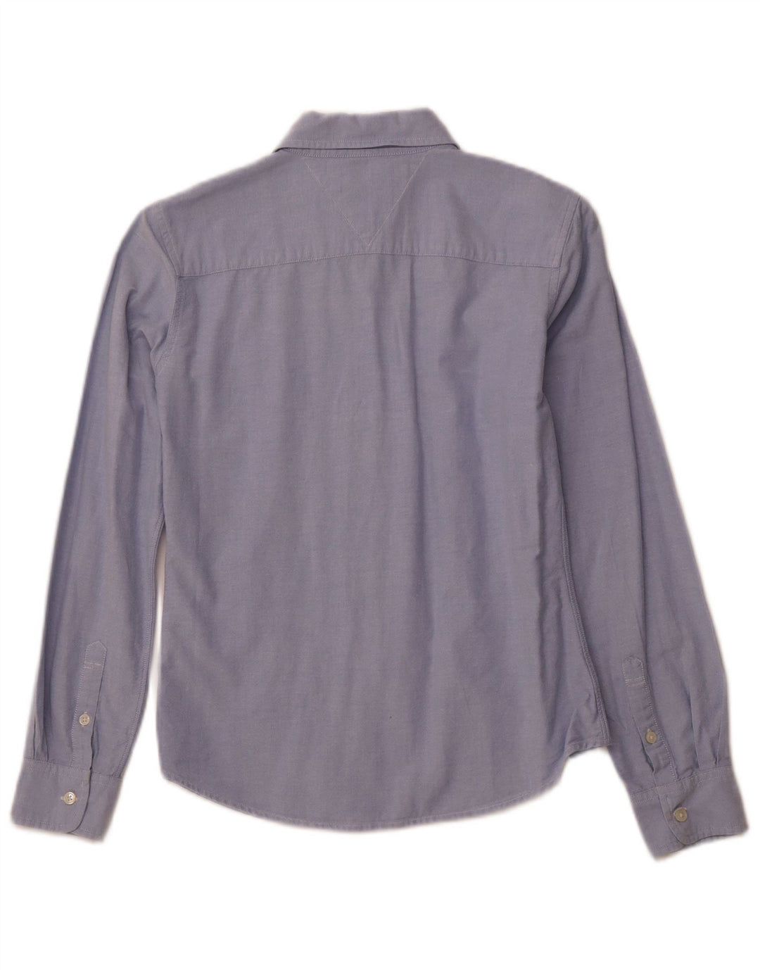 TOMMY HILFIGER Camisa de mujer UK 10 Small Azul Algodón
