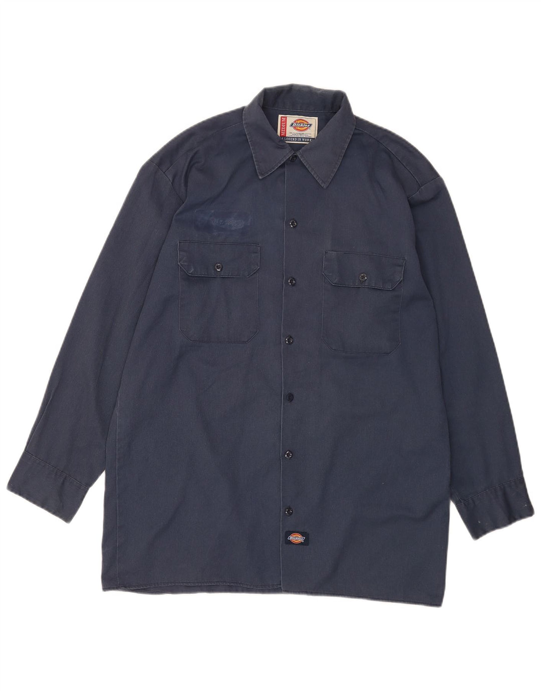 Camisa Dickies Hombre Mediana Azul Marino Poliéster