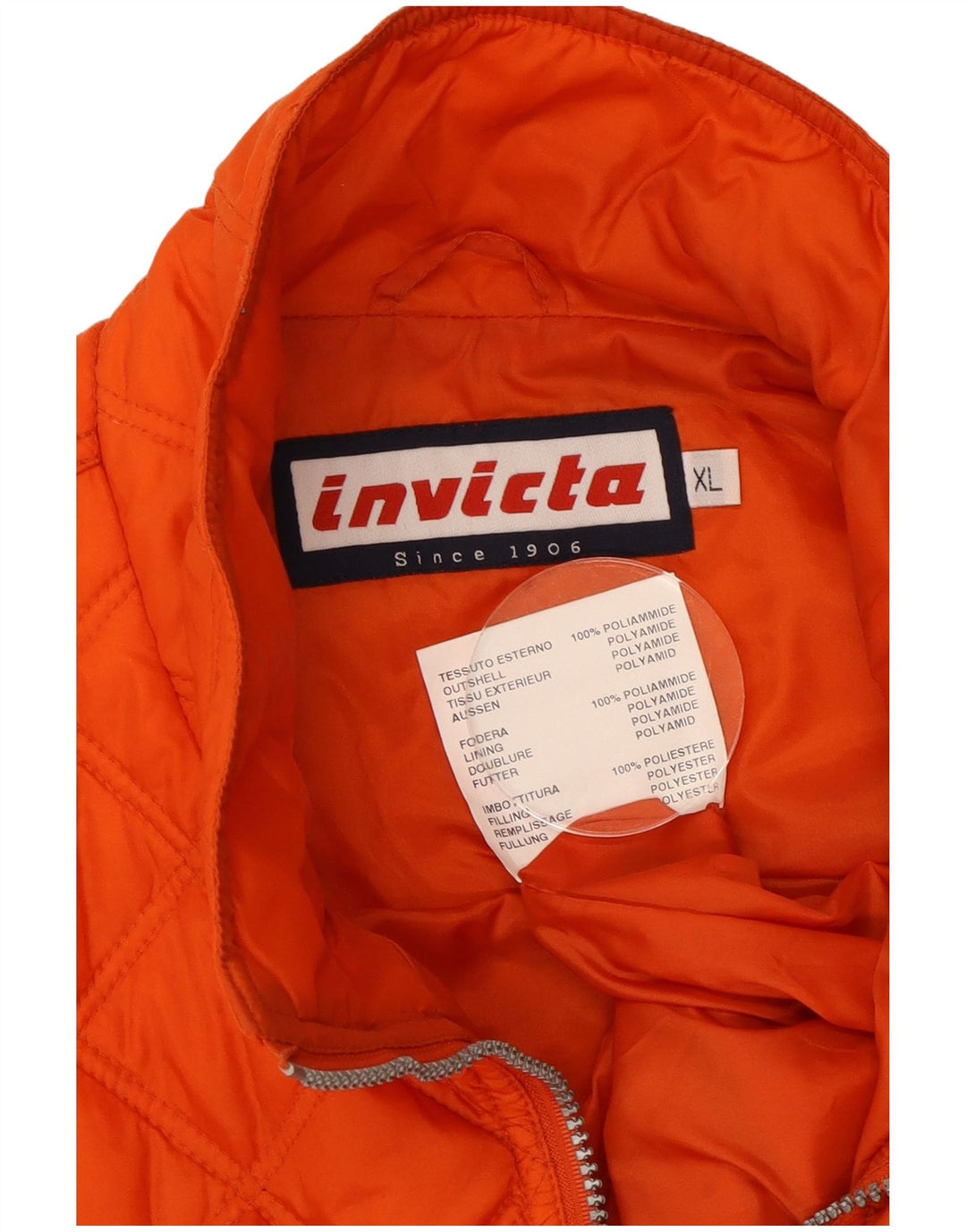 Chaleco acolchado para hombre Invicta UK 42 XL Poliamida naranja