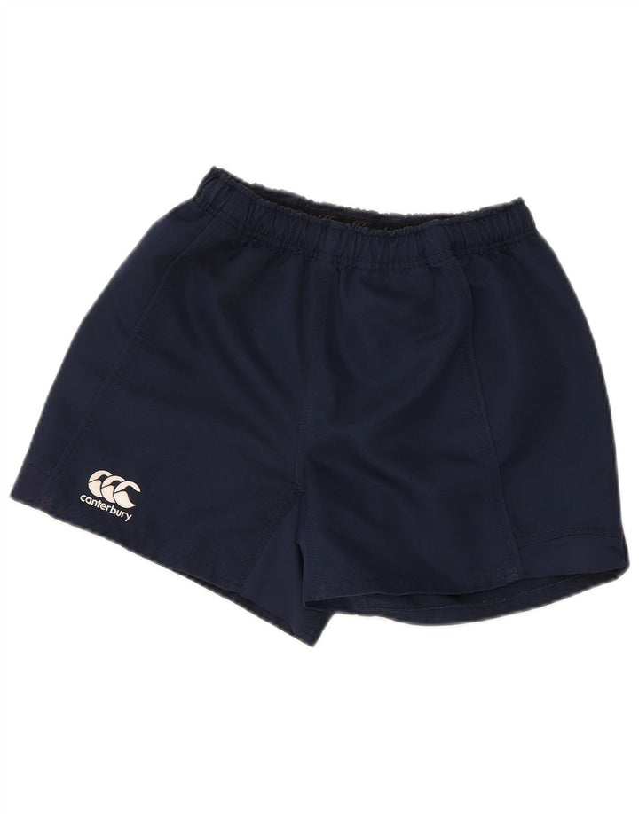 Canterbury Pantalones cortos deportivos para hombre Poliéster azul marino mediano