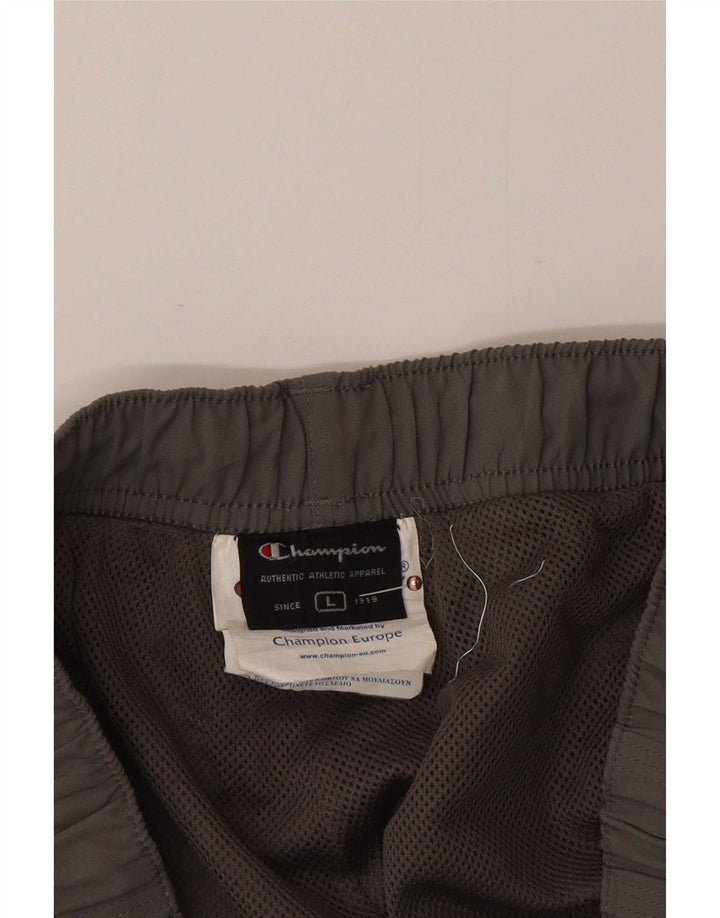 Champion Pantalones De Chándal Para Hombre Joggers Large Gris Poliéster