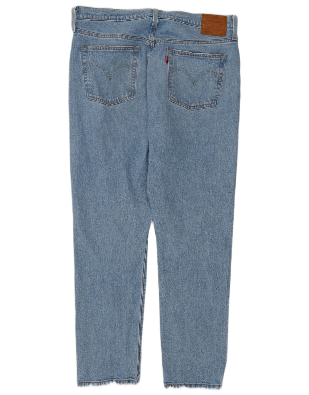 Levi's Mujer 501 Vaqueros Rectos Desgastados W32 L28 Algodón Azul