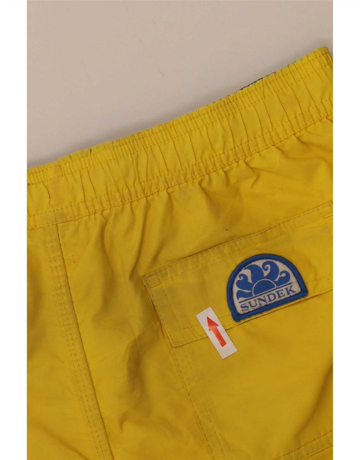 Sundek Bañador Corto Niño 13-14 Años Amarillo Poliéster