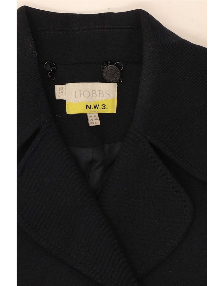 Hobbs Chaquetón para mujer UK 12 Medio Azul marino Poliéster