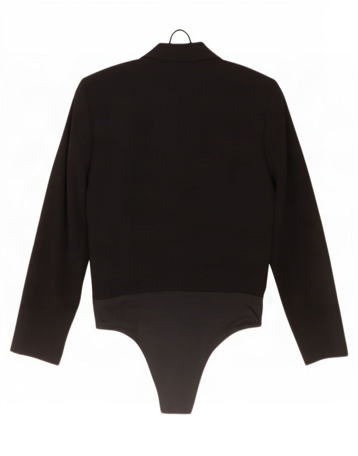 Zara Mujer Blazer Body UK 6 XS Poliéster Negro