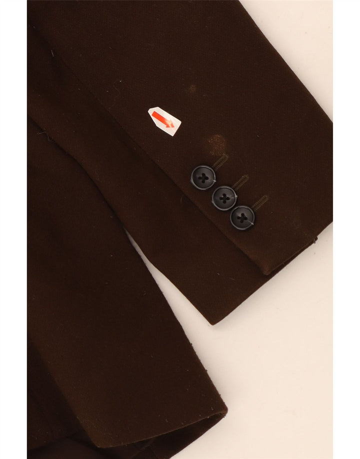 Marks & Spencer Chaqueta tipo blazer con doble botonadura para mujer UK 46 Grande Marrón