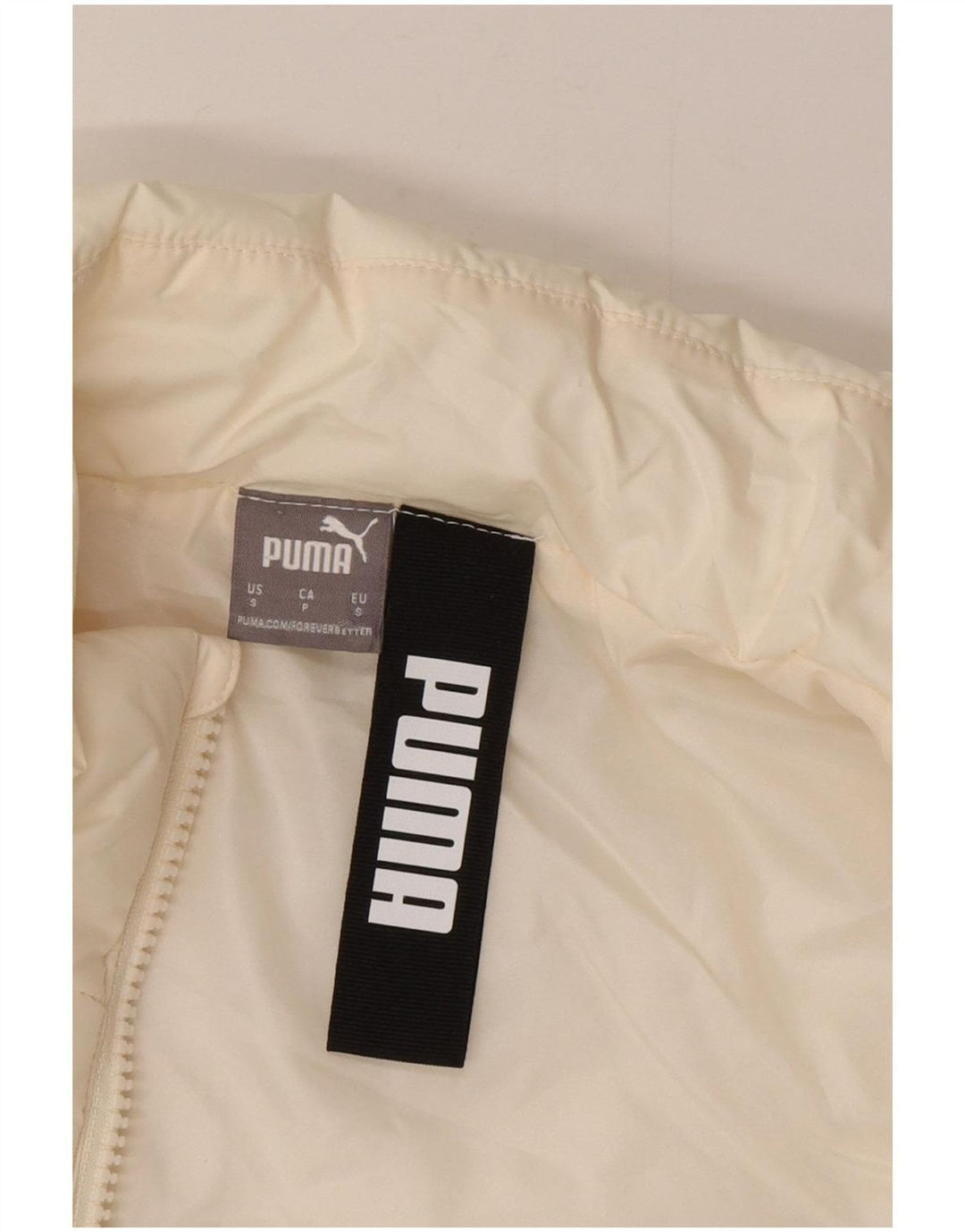 Puma Chaleco acolchado para mujer UK 10 Small Off White Poliéster