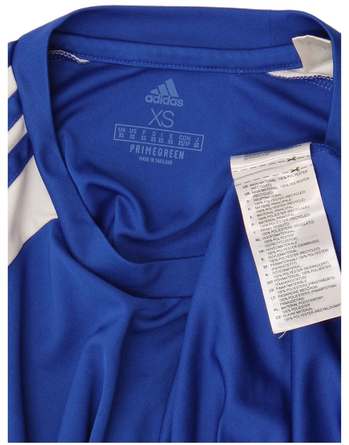 ADIDAS Camiseta Aeroready para hombre Top XS Azul Colorblock Poliéster
