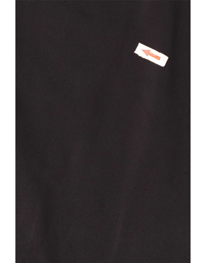 Asics Hombre Regular Fit Chándal Top Chaqueta XL Negro Colorblock