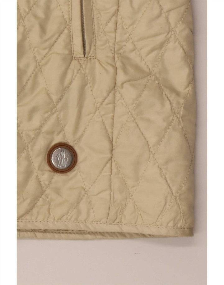 Moncler Chaqueta Acolchada Mujer Talla 4 XL Beige