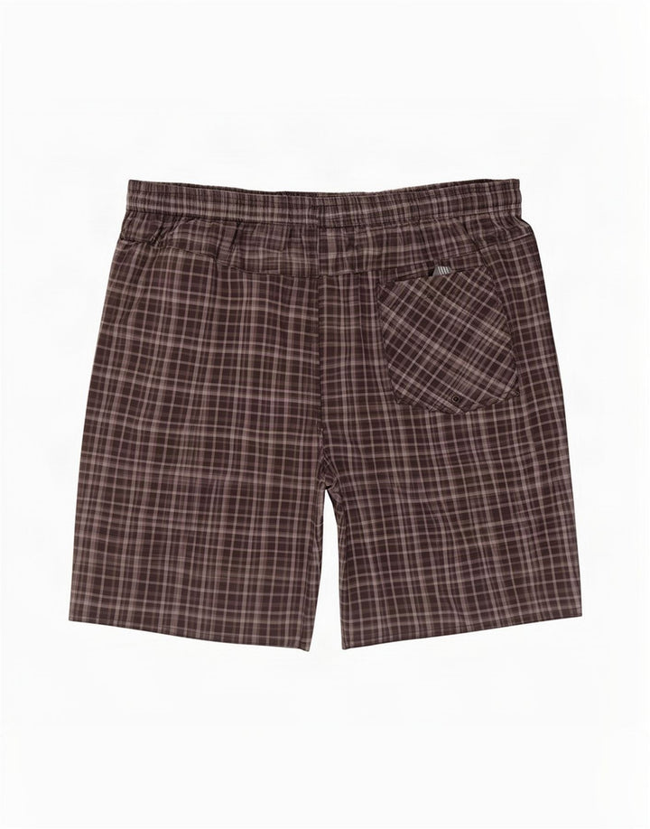 Adidas Hombre Bañador Shorts XL Negro Cuadros Poliéster