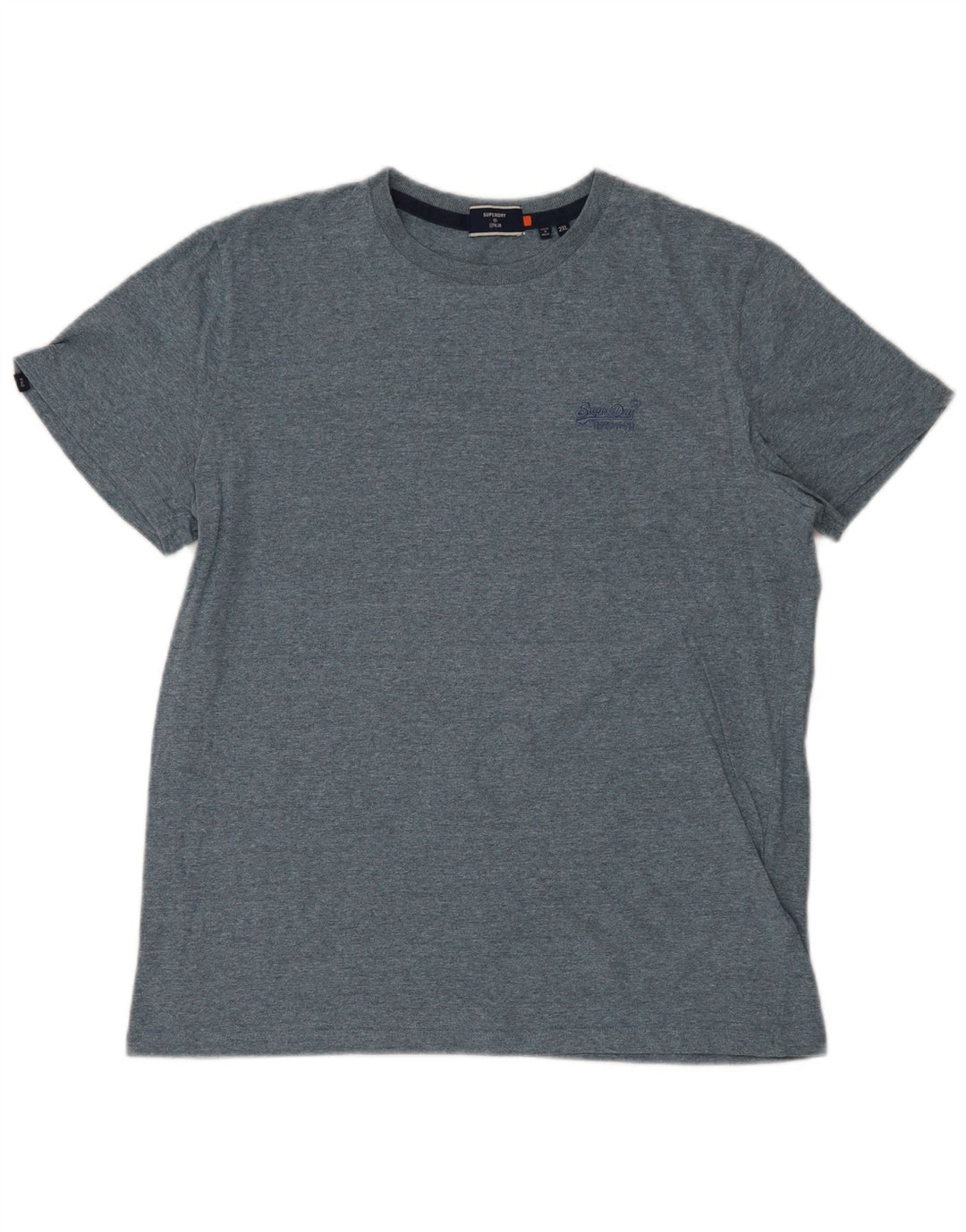 SUPERDRY Camiseta Hombre Top 2XL Algodón Azul