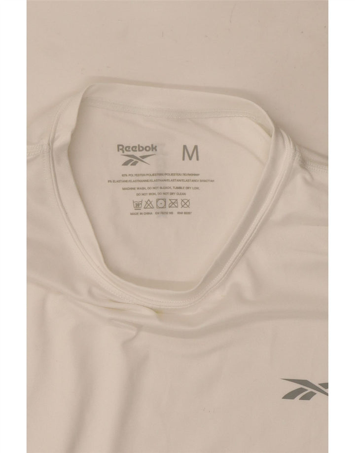 Camiseta Reebok Hombre Top Medium Blanco Poliéster