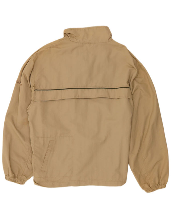 Timberland Chaqueta impermeable tipo jersey para hombre UK 40 Large Beige Nylon