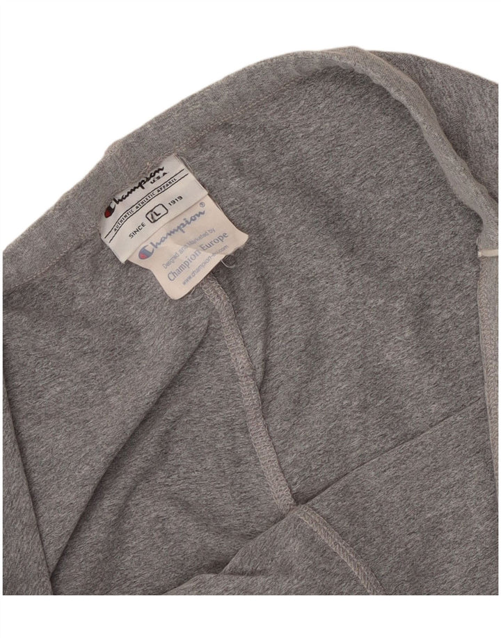 Champion Pantalones De Chándal Para Mujer UK 46 Large Gris Moteado De Poliamida