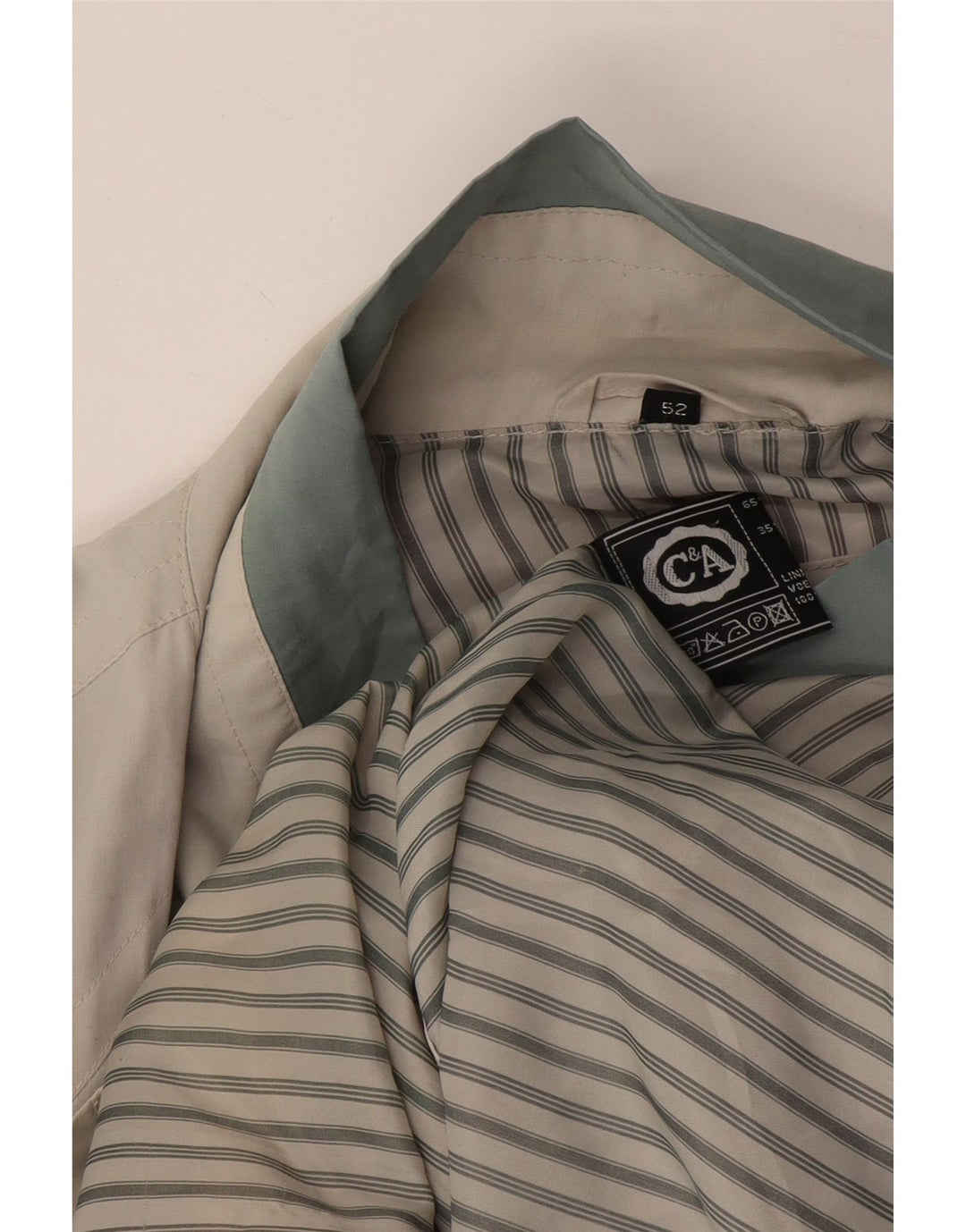 C & A Chaqueta utilitaria para hombre IT 52 XL Poliéster blanco