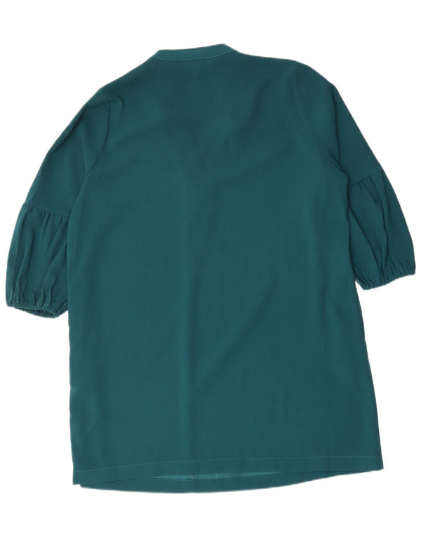 PHASE EIGHT Blusa extragrande de manga 3/4 para mujer UK 40 XL Verde