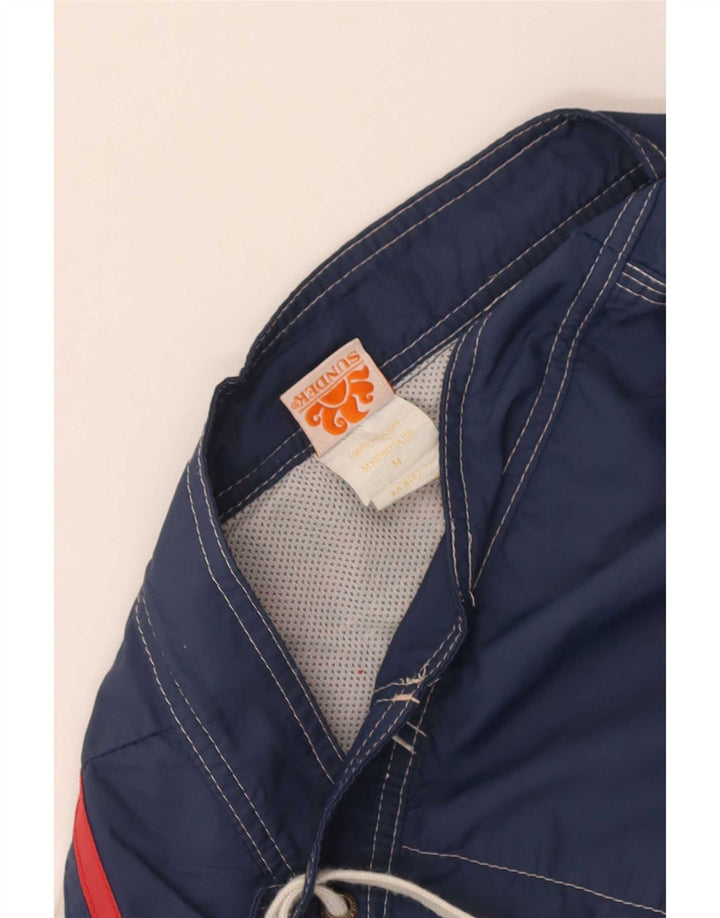 Sundek Bañador para hombre, talla grande, nailon azul marino