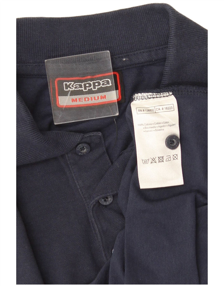 KAPPA Polo Hombre Algodón Azul Marino Mediano