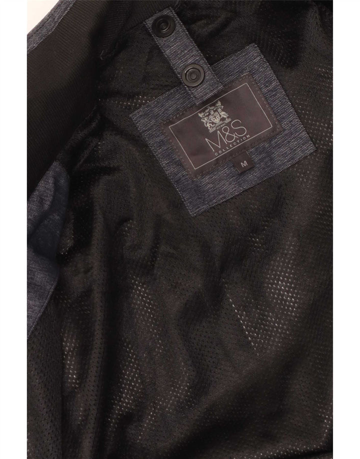 Chaqueta parka Marks & Spencer para hombre UK 38 Medium Azul marino moteado