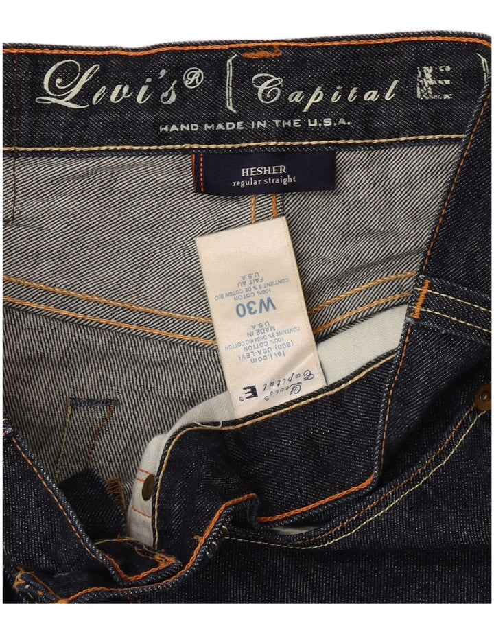 Vaqueros Levi's Mujer Rectos W30 L31 Azul Marino Algodón