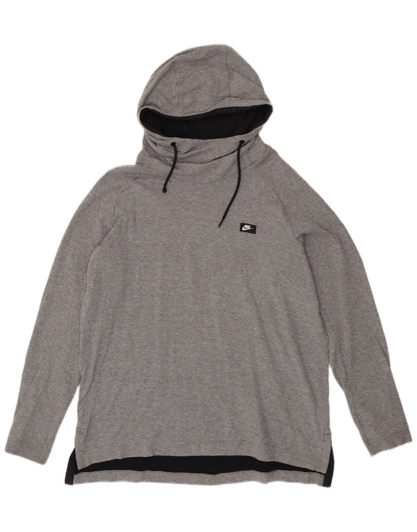Nike - Sudadera con capucha para mujer, talla 40, XL, color gris